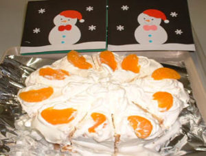 クリスマスデコレーションケーキ